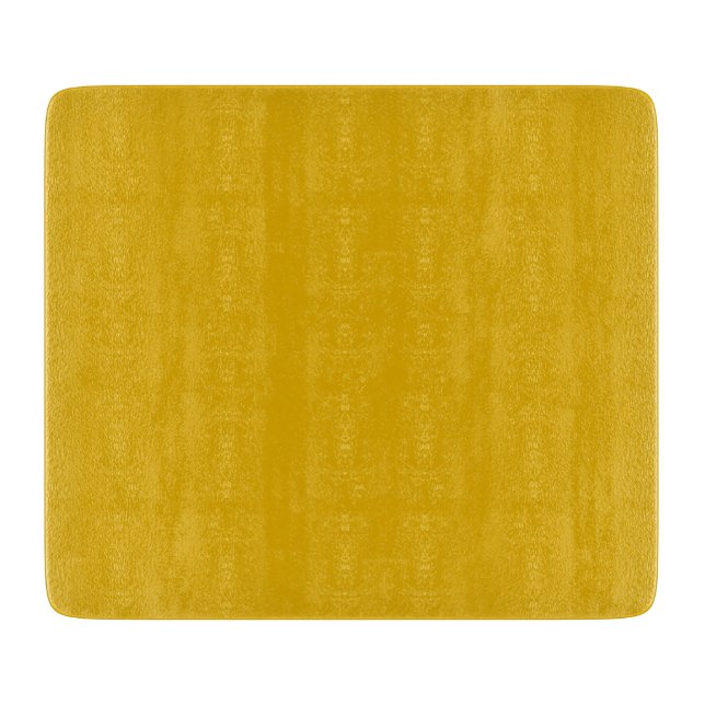 Mustard Yellow Solid Colour Cutting Board (Front)