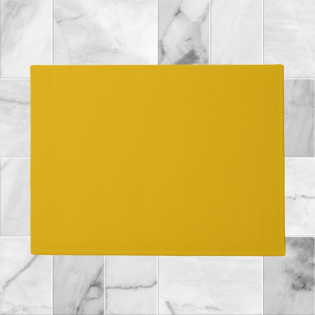 Mustard Yellow Solid Colour Doormat (Creator Uploaded)