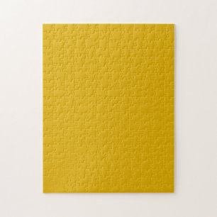 Mustard Yellow Solid Colour Jigsaw Puzzle