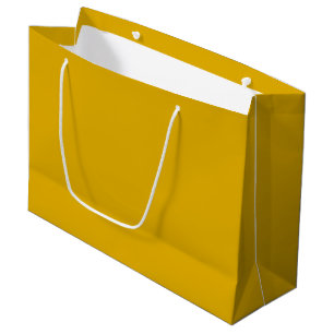 Mustard Yellow Solid Colour Large Gift Bag
