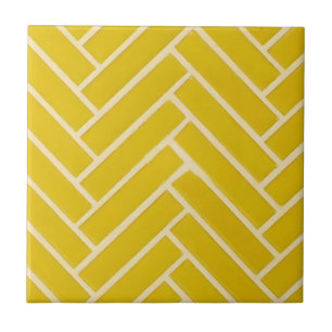 mustard yellow sophisticated design tiles