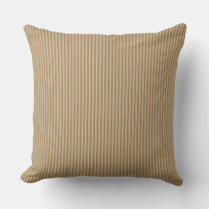 Mustard Yellow Ticking Stripe Cushion
