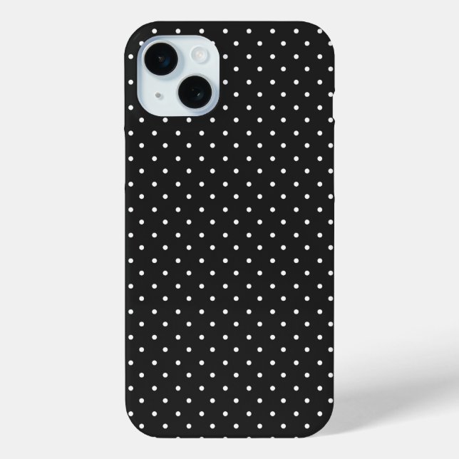 Mustard yellow white polka dots pattern  Case-Mat Case-Mate iPhone Case (Back)