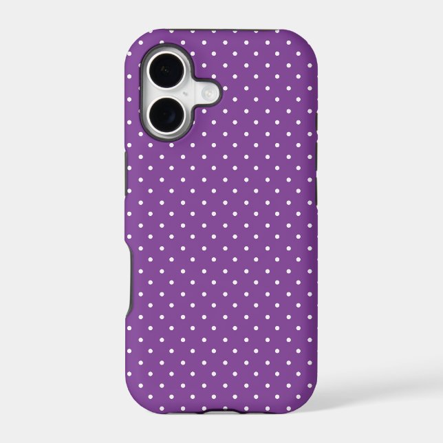 Mustard yellow white polka dots pattern  iPhone C (Back)