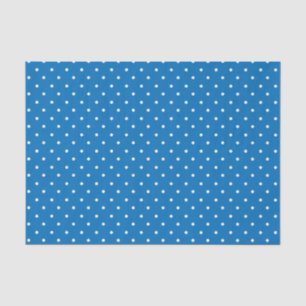 Mustard yellow white polka dots pattern Tissue P Paper
