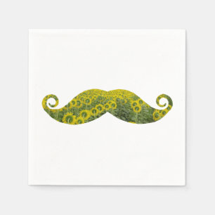 Mustcahes  Cocktail Paper Napkins