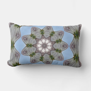 Muster in Grauen Tönen Lumbar Cushion
