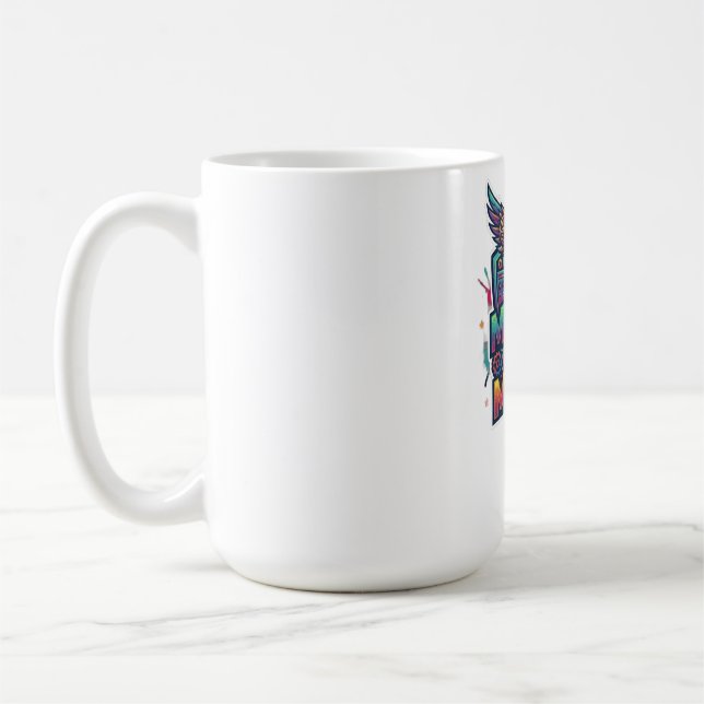 Muster More Mettle. Coffee Mug (Left)