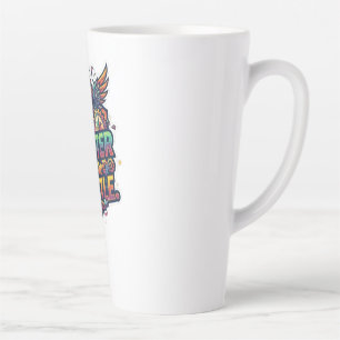 Muster More Mettle. Latte Mug
