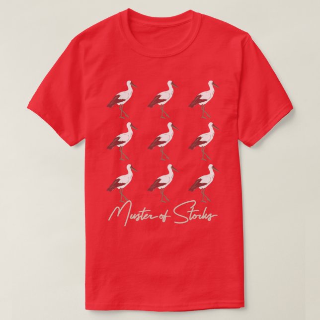 Muster of Storks I  T-Shirt (Design Front)