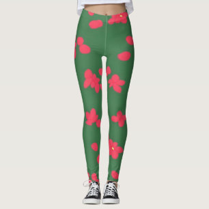 Mustered green leggings