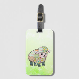 Musterlämmchen luggage tag