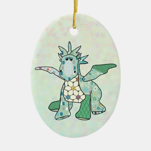 Mustermixdrache Ceramic Ornament (Front)