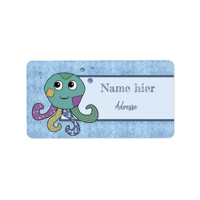 Musteroktopus Label (Front)