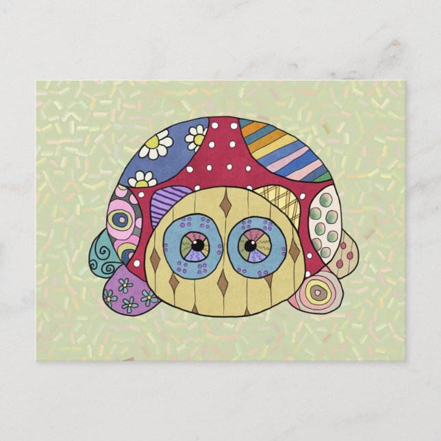 Musterschildkröte Postcard (Front)