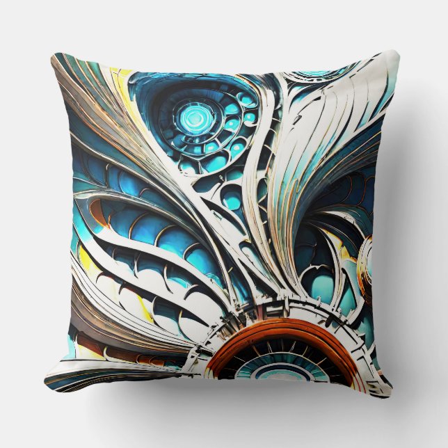 Mutant 5 Throw Pillow (Front)