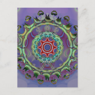 mutant clock postcard