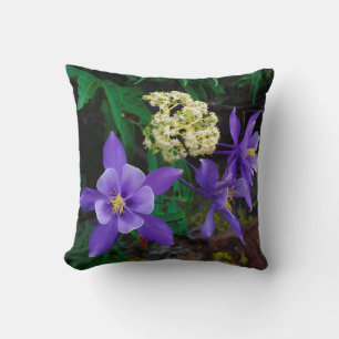 Mutant Columbine Wildflowers Cushion