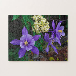 Mutant Columbine Wildflowers Jigsaw Puzzle