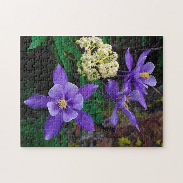 Mutant Columbine Wildflowers Jigsaw Puzzle (Horizontal)