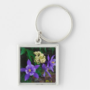 Mutant Columbine Wildflowers Key Ring