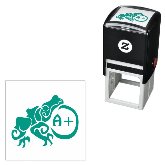 Mutant Green Frog Grade A+ Self-inking Stamp (In Situ)