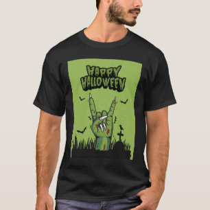 Mutant Green Vibes: Happy Halloween T-Shirt