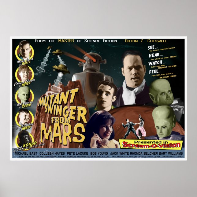 Mutant Swinger from Mars One Sheet STYLE D Poster (Front)