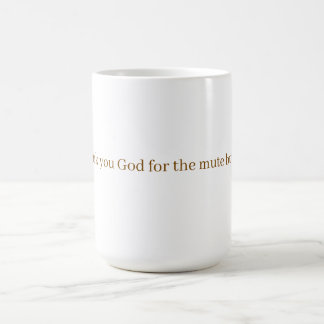 MUTE BUTTON COFFEE MUG