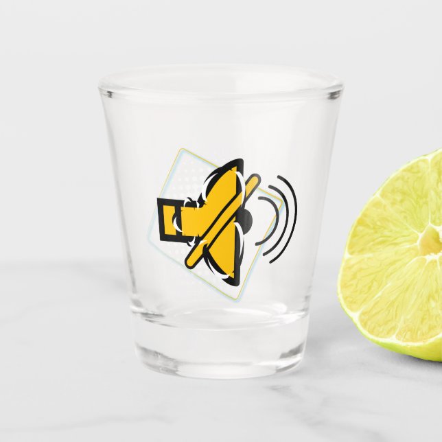 Mute Shot Glass (Front)