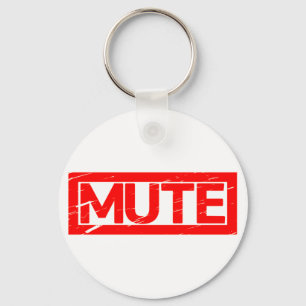 Mute Stamp Key Ring