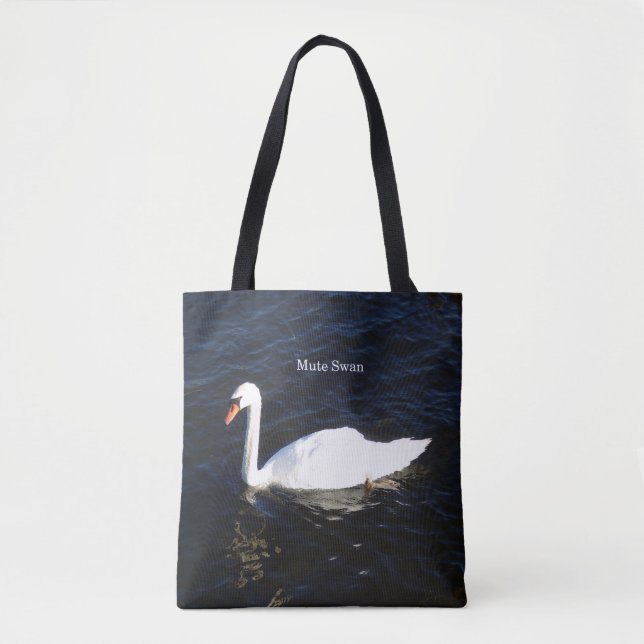 Mute Swan all over tote bag (Front)