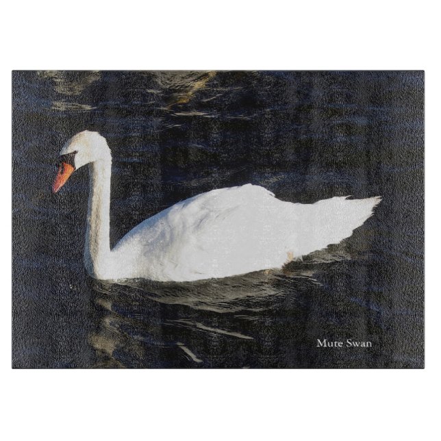 Mute Swan cutting board (Front)