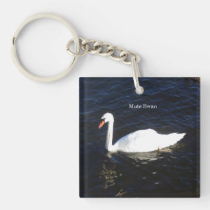 Mute Swan key chain