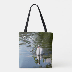 Mute Swan Personalised Tote Bag