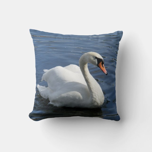 Mute Swan Pillow (Front)
