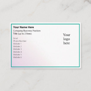 Muted Alexandrite Online Biz Logo Business Card