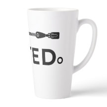 MUTED. Black & White Insulated Latte Mug