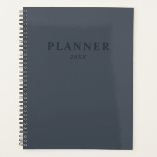 muted blue, ash blue custom Planner