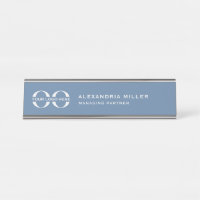 Muted Blue Corporate Company Logo Branded
