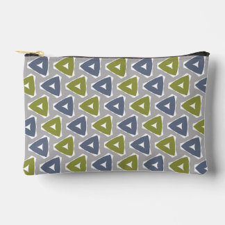 Muted Boho Triangle Cosmetic Pouch