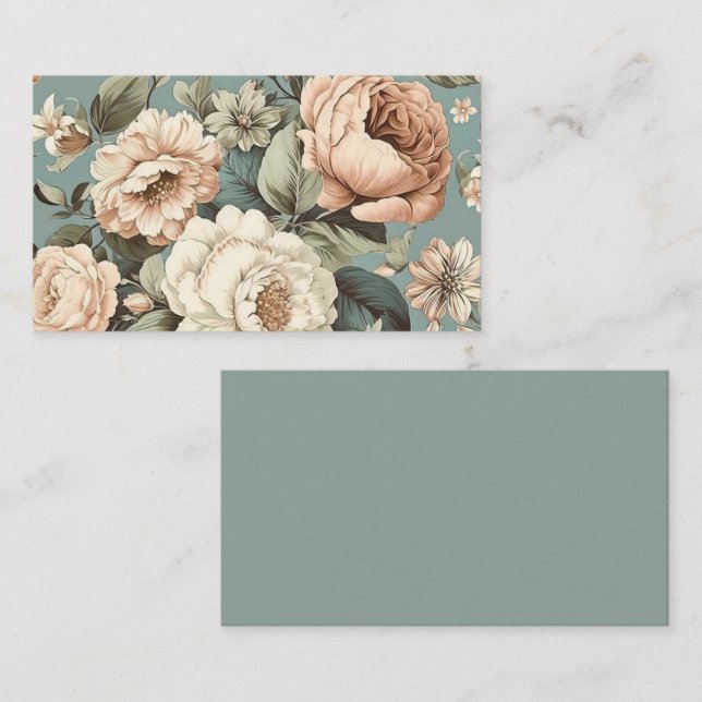 Muted Botanical Dream Business Card (Front/Back)
