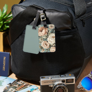 Muted Botanical Dream Luggage Tag
