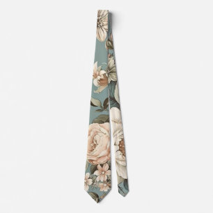 Muted Botanical Dream Tie