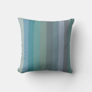 Muted Coastal Blues & Sage Neutrals Cushion