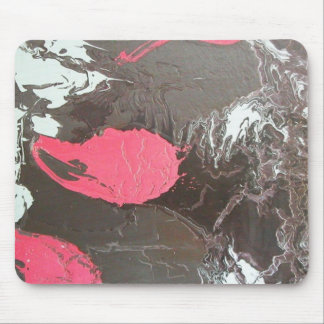 Muted Drip Orbs Mouse Pad