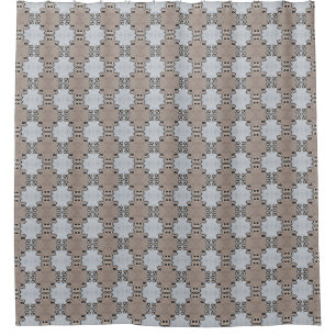 Muted Earth Toned Pattern  Shower Curtain