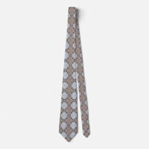 Muted Earth Toned Pattern   Tie