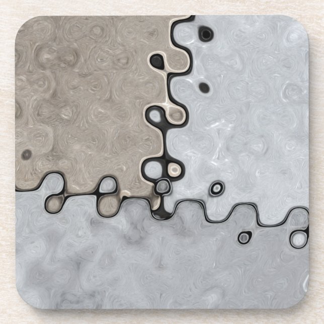 Muted Earth Tones Coaster (Front)