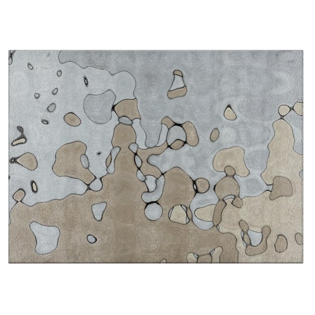 Muted Earth Tones Cutting Board (Front)